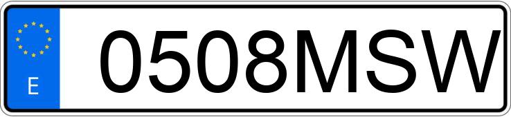 Numer rejestracyjny 0508MSW posiada AUDI Q2 Numer rejestracyjny 0508MSW posiada AUDI Q2