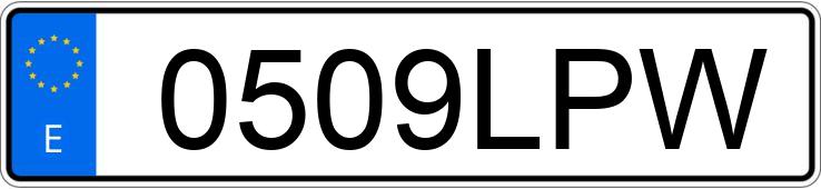 Numer rejestracyjny 0509LPW posiada RENAULT MEGANE