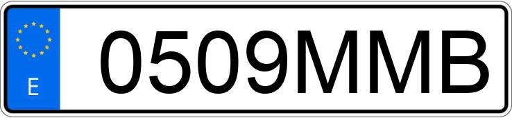 Numer rejestracyjny 0509MMB posiada SKODA ENYAQ