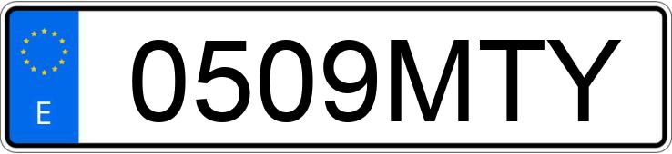 Numer rejestracyjny 0509MTY posiada SEAT ATECA