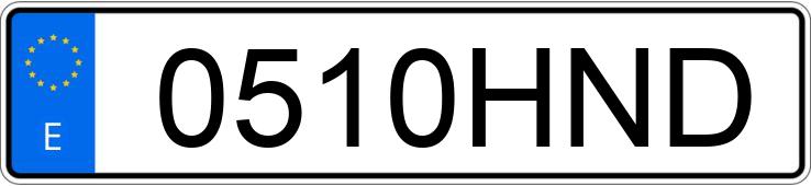 Numer rejestracyjny 0510HND posiada NISSAN JUKE