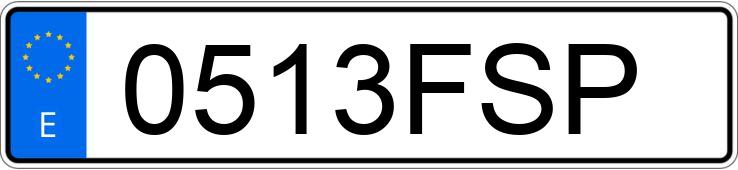 Numer rejestracyjny 0513FSP posiada BMW SERIE 3