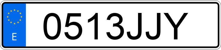 Numer rejestracyjny 0513JJY posiada MERCEDES CLA (117)