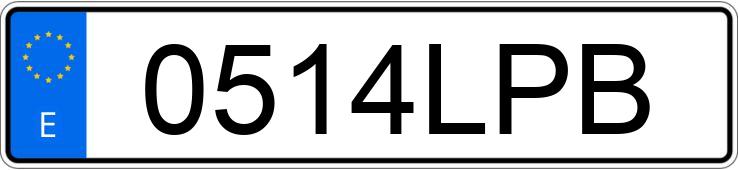 Il numero di registrazione 0514LPB ha FORD FOCUS