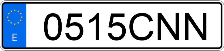 Numer rejestracyjny 0515CNN posiada MERCEDES C (203)