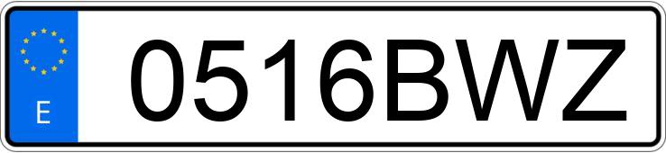 Numer rejestracyjny 0516BWZ posiada VOLVO S80