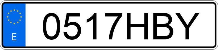 Numer rejestracyjny 0517HBY posiada FORD FOCUS