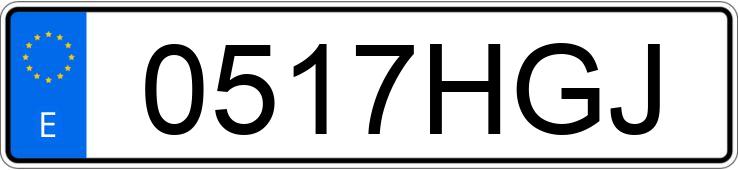 Numer rejestracyjny 0517HGJ posiada PORSCHE CAYENNE