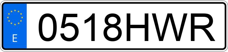 Numer rejestracyjny 0518HWR posiada HYUNDAI SANTA FE Numer rejestracyjny 0518HWR posiada HYUNDAI SANTA FE