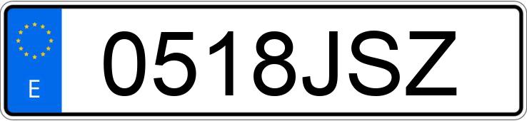 Numer rejestracyjny 0518JSZ posiada FORD KUGA