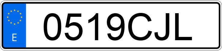 Numer rejestracyjny 0519CJL posiada ALFA ROMEO 147 Numer rejestracyjny 0519CJL posiada ALFA ROMEO 147