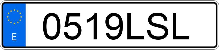 Numer rejestracyjny 0519LSL posiada FORD CUSTOM