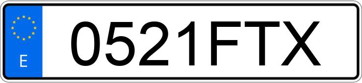 Numer rejestracyjny 0521FTX posiada RENAULT SCENIC Numer rejestracyjny 0521FTX posiada RENAULT SCENIC