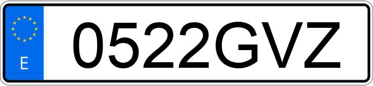 Numer rejestracyjny 0522GVZ posiada CITROEN C4 GRAND PICASSO