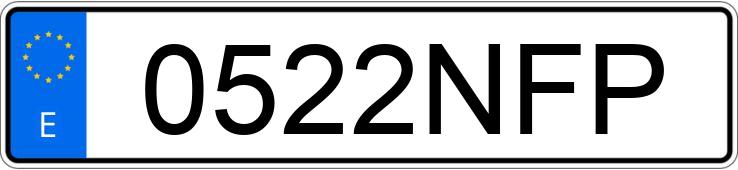 Numer rejestracyjny 0522NFP posiada AUDI A5