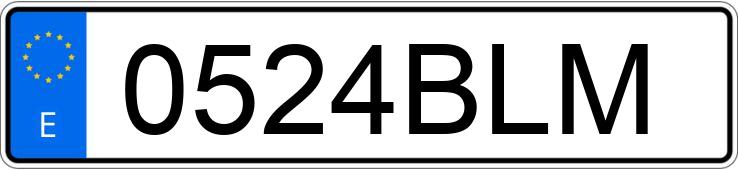 Numer rejestracyjny 0524BLM posiada MAZDA 323 Numer rejestracyjny 0524BLM posiada MAZDA 323