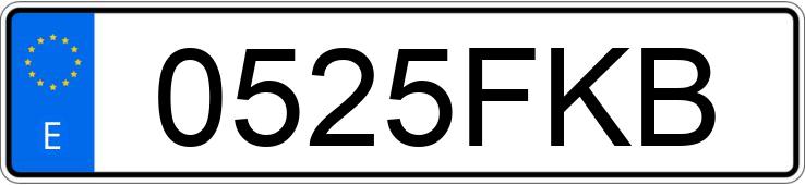 Numer rejestracyjny 0525FKB posiada CITROEN C3