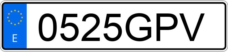 Numer rejestracyjny 0525GPV posiada VOLKSWAGEN GOLF Numer rejestracyjny 0525GPV posiada VOLKSWAGEN GOLF