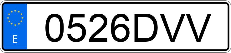 Numer rejestracyjny 0526DVV posiada OPEL ASTRA