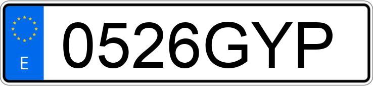 Numer rejestracyjny 0526GYP posiada CITROEN C4 PICASSO 5PZ