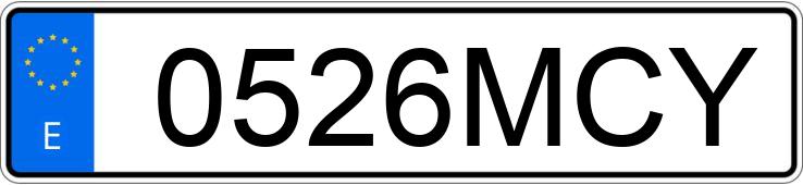 Numer rejestracyjny 0526MCY posiada RENAULT TRAFIC Numer rejestracyjny 0526MCY posiada RENAULT TRAFIC