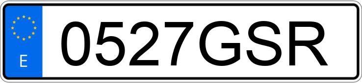 Numer rejestracyjny 0527GSR posiada AUDI A3 Numer rejestracyjny 0527GSR posiada AUDI A3