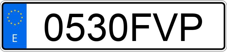 Numer rejestracyjny 0530FVP posiada MERCEDES E 320 (210)