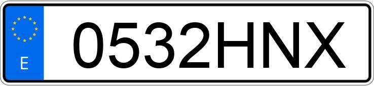 Numer rejestracyjny 0532HNX posiada AUDI A5 SPORTBACK