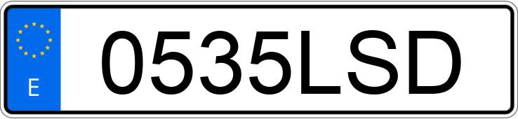 Numer rejestracyjny 0535LSD posiada HYUNDAI I30