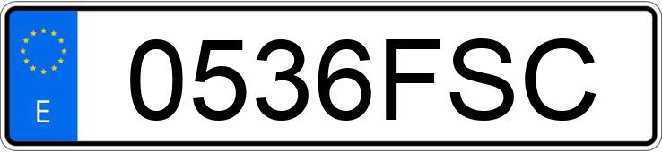 Numer rejestracyjny 0536FSC posiada CITROEN C3