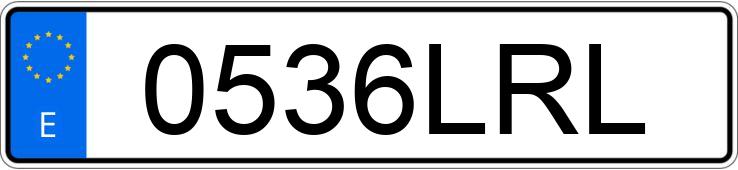 Numer rejestracyjny 0536LRL posiada LEXUS UX 250 H