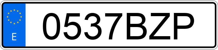 Numer rejestracyjny 0537BZP posiada FORD MONDEO