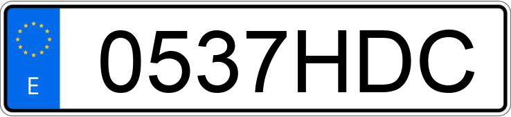 Numer rejestracyjny 0537HDC posiada DACIA DUSTER