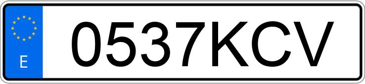 Numer rejestracyjny 0537KCV posiada VOLKSWAGEN CADDY