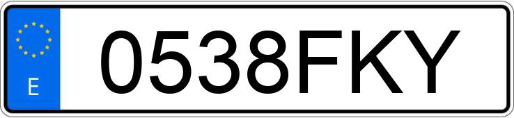 Numer rejestracyjny 0538FKY posiada RENAULT CLIO Numer rejestracyjny 0538FKY posiada RENAULT CLIO