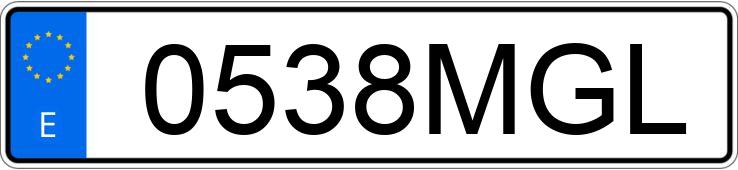 Numer rejestracyjny 0538MGL posiada MERCEDES GLC (253)