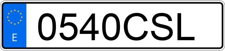 Numer rejestracyjny 0540CSL posiada VOLVO XC90