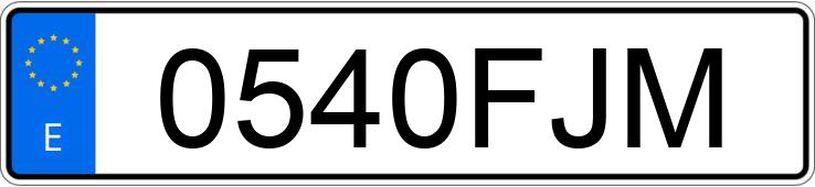 Numer rejestracyjny 0540FJM posiada BMW SERIE 5 Numer rejestracyjny 0540FJM posiada BMW SERIE 5