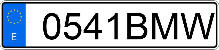 Numer rejestracyjny 0541BMW posiada CITROEN SAXO Numer rejestracyjny 0541BMW posiada CITROEN SAXO