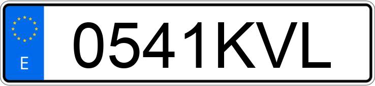 Numer rejestracyjny 0541KVL posiada RENAULT GRAND SCENIC