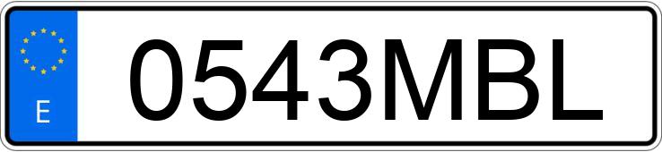 Numer rejestracyjny 0543MBL posiada BMW SERIE 5 Numer rejestracyjny 0543MBL posiada BMW SERIE 5