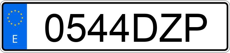 Numer rejestracyjny 0544DZP posiada VOLVO S40