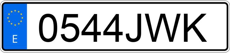 Numer rejestracyjny 0544JWK posiada MERCEDES A (176)