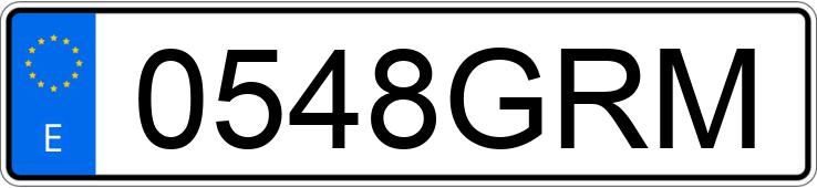 Numer rejestracyjny 0548GRM posiada CITROEN XSARA Numer rejestracyjny 0548GRM posiada CITROEN XSARA