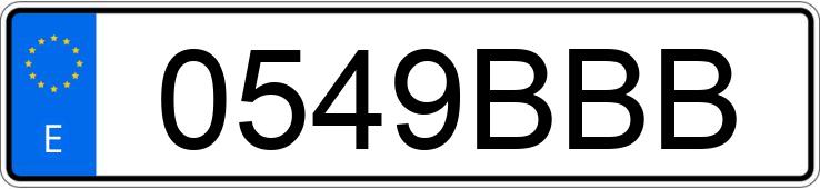 Numer rejestracyjny 0549BBB posiada VOLVO FH12 Numer rejestracyjny 0549BBB posiada VOLVO FH12