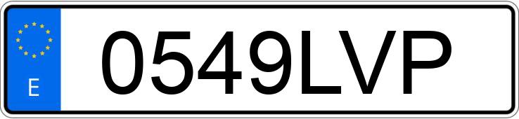 Numer rejestracyjny 0549LVP posiada HYUNDAI SANTA FE