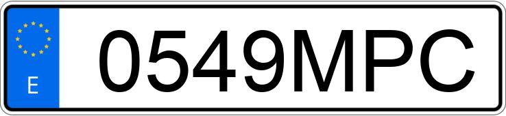 Numer rejestracyjny 0549MPC posiada ALFA ROMEO TONALE