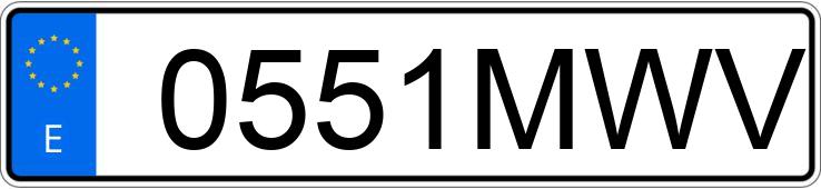 Numer rejestracyjny 0551MWV posiada CITROEN BERLINGO