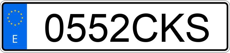 Numer rejestracyjny 0552CKS posiada SEAT LEON Numer rejestracyjny 0552CKS posiada SEAT LEON