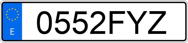 Numer rejestracyjny 0552FYZ posiada MERCEDES E (211) Numer rejestracyjny 0552FYZ posiada MERCEDES E (211)